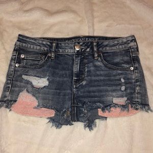 💖American Eagle Distressed Blue Jean Shorts 💖